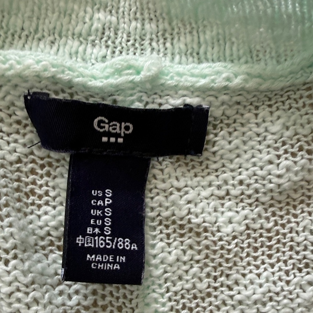 GAP Mint Green Women's Cardigan - Picture 2 of 5